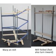 Using Louet Warping Mill Yarn Blocker