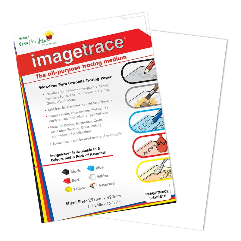 Imagetrace Pure Graphite Tracing Paper - White - George Weil Imagetrace Pure Graphite Tracing Paper - White A3